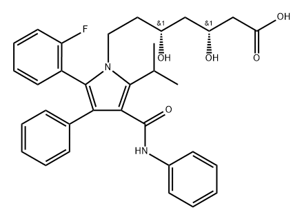 Atorvastatin 2-Fluoro Analog Structure