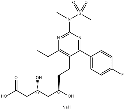 Rosuvastatin Impurity 24(Sodium Salt) Struktur