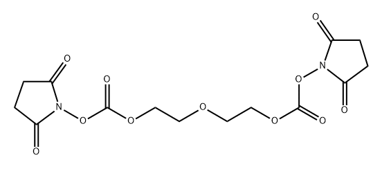 Carbonic acid, C,C'-(oxydi-2,1-ethanediyl) C,C'-bis(2,5-dioxo-1-pyrrolidinyl) ester 结构式