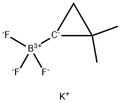 Borate(1-), (2,2-dimethylcyclopropyl)trifluoro-, potassium (1:1), (T-4)- Struktur