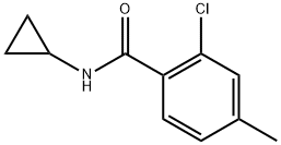 2-Chloro-N-cyclopropyl-4-methylbenzamide Structure