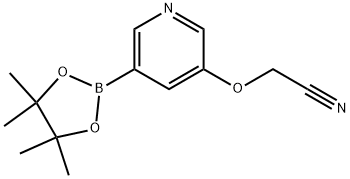 1351379-52-6 2-[[5-(4,4,5,5-Tetramethyl-1,3,2-dioxaborolan-2-yl)-3-pyridinyl]oxy]acetonitrile