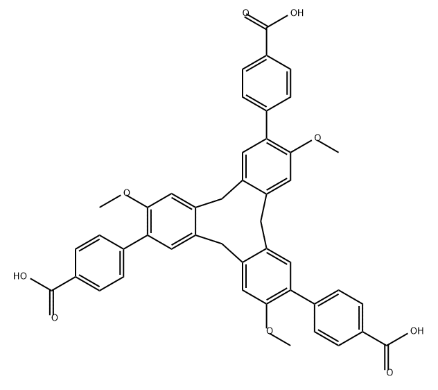 环三藜芦烃三苯甲酸,1352173-53-5,结构式