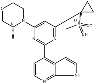 (S)-CERALASERTIB,1352226-87-9,结构式