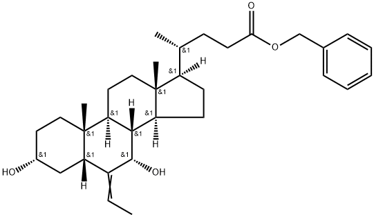benzyl 3α,7α-dihydroxy-6-ethyliden-5β-cholan-24-oate|奥贝胆酸-中间体6