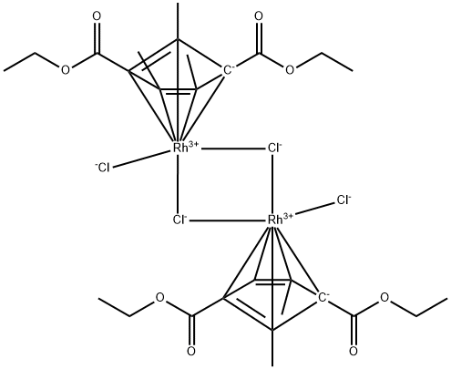 1,3-Bis(ethoxycarbonyl)-2,4,5-trimethylcyclopentadien-1-yl]rhodium(III) Dichloride Dimer|1,3-双(乙氧羰基)-2,4,5-三甲基环戊二烯-1-基]铑(III)二氯化物二聚体