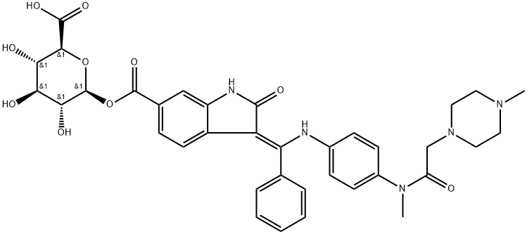 Nintedanib Demethyl-O-glucuronic Acid Structure