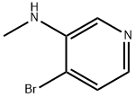 4-溴-N-甲基吡啶-3-胺 结构式