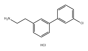 2-{3'-chloro-[1,1'-biphenyl]-3-yl}ethan-1-amine
hydrochloride Structure