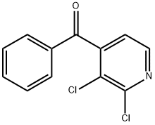(2,3-Dichloro-4-pyridinyl)phenyl-methanone Struktur