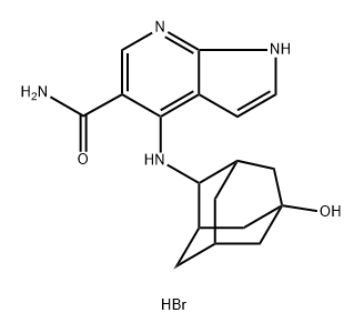 培菲替尼氢溴酸盐, 1353219-05-2, 结构式