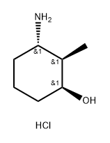 REL-(1R,2S,3R)-3-氨基-2-甲基环己醇盐酸盐, 1353642-79-1, 结构式