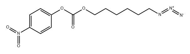 6-azidohexyl (4-nitrophenyl) carbonate Struktur