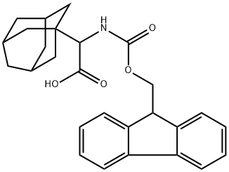 2-((((9H-氟-9-基)甲氧基)羰基)氨基)-2-(金刚烷-1-基)乙酸 结构式