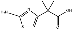 2-(2-Amino-1,3-thiazol-4-yl)-2-methylpropanoic acid Struktur