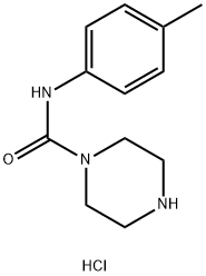 N-(4-methylphenyl)piperazine-1-carboxamide hydrochloride 结构式