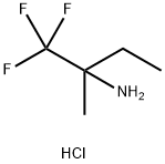 1,1,1-三氟-2-甲基丁-2-胺盐酸盐 结构式