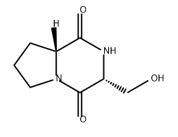 环(丝氨酸-脯氨酸)二肽, 1355217-25-2, 结构式