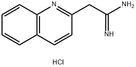 2-(Quinolin-2-yl)ethanimidamide hydrochloride Structure