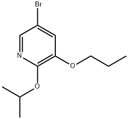 5-Bromo-2-(1-methylethoxy)-3-propoxypyridine Structure