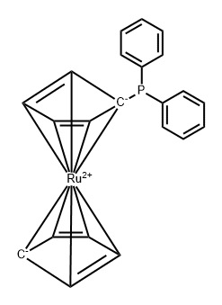 (二苯基膦)-钌烯茂,1356191-89-3,结构式