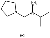 (S)-3-Methyl-1-(pyrrolidin-1-yl)butan-2-amine hydrochloride,1356922-38-7,结构式