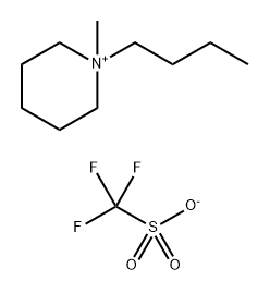 N-丁基-N-中基哌啶三氟中烷磺酸盐,1357500-93-6,结构式