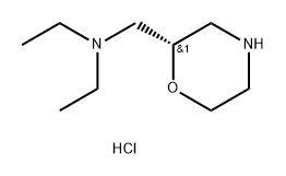 2-Morpholinemethanamine, N,N-diethyl-,dihydrochloride,(2S)-,1357576-15-8,结构式