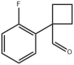 1-(2-fluorophenyl)cyclobutanecarbaldehyde Structure