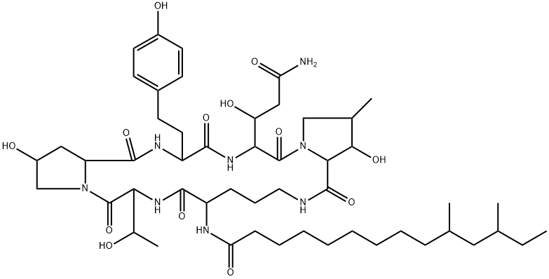 Pneumocandin A4 Struktur