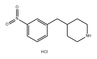 4-[(3-nitrophenyl)methyl]piperidine hydrochloride Structure