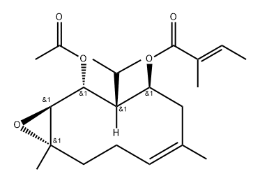 5-Deoxytrijugin C 化学構造式