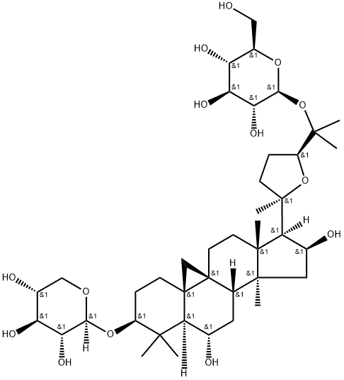 异黄芪皂苷IV,136033-55-1,结构式
