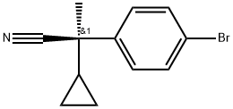 (R)-2-(4-溴苯基)-2-环丙基丙腈,1360551-90-1,结构式