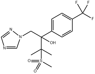 (R)-3-methyl-3-(methylsulfonyl)-1-(1H-1,2,4-triazol-1-yl)-2-(4-(trifluoromethyl)phenyl)butan-2-ol(WX192353) Structure