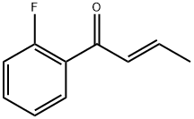 (E)-1-(2-Fluorophenyl)but-2-en-1-one 化学構造式