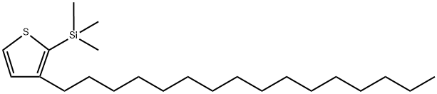 (3-hexadecylthiophen-2-yl)trimethylsilane Structure