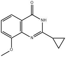 2-cyclopropyl-8-methoxyquinazolin-4-ol,1361456-67-8,结构式