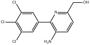 3-Amino-2-(3,4,5-trichlorophenyl)pyridine-6-methanol Structure