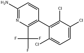 5-(2,3,6-Trichlorophenyl)-6-(trifluoromethyl)-2-pyridinamine|