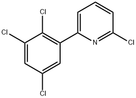 2-Chloro-6-(2,3,5-trichlorophenyl)pyridine 化学構造式