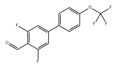 3,5-Difluoro-4'-(trifluoromethoxy)-
[1,1'-biphenyl]-4-carboxaldehyde,1361968-38-8,结构式