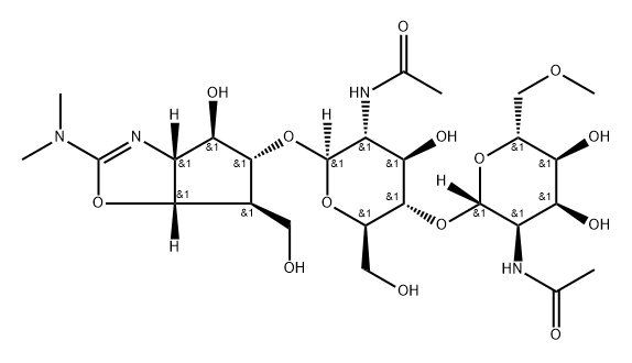 葡糖阿洛糖胺菌素 A 结构式
