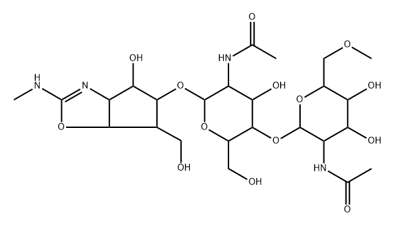 葡糖阿洛糖胺菌素 B,136236-42-5,结构式