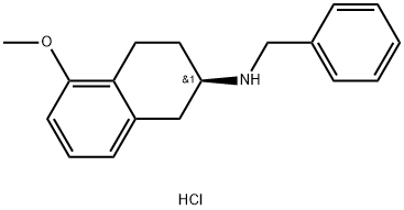 (R)-N-benzyl-5-methoxy-1,2,3,4-tetrahydronaphthalen-2-amine hydrochloride,136247-09-1,结构式