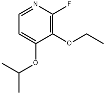 3-Ethoxy-2-fluoro-4-(1-methylethoxy)pyridine Structure