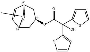 rel-(1R,3S,5S)-8-Methyl-8-azabicyclo[3,2,1]oct-6-en-yl-2-hydroxy-2,2-dithiophen-2-yl acetate