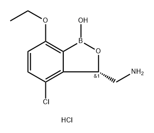 LeuRS-IN-1 hydrochloride Structure