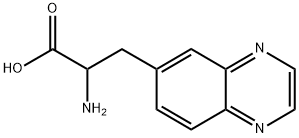 6-Quinoxalinepropanoicacid,-alpha--amino-(9CI) 结构式