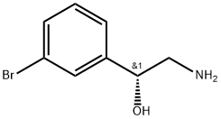 (R)-2-氨基-1-(3-溴苯基)乙醇, 1364932-20-6, 结构式